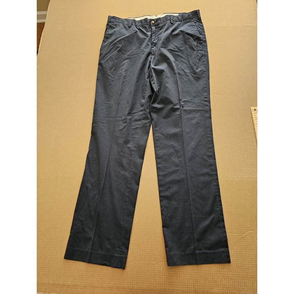 Polo Ralph Lauren Cotton Blend Italian Fabric Mens Chino Pant Size 36x34 Blue
